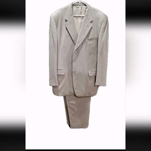 Canali Proposta 58 Men 2pc Suit 3 Button Italian Made Pants 38"x 30" Pleated